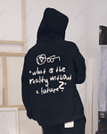 UrbanOutfits Women Oversized Hoodie Black / Cotton-Fleece / S Without a Future - Women Oversized Hoodie