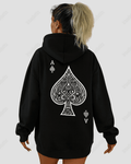 UrbanOutfits Women Oversized Hoodie Black / Cotton-Fleece / S ♠︎ - Women Oversized Hoodie