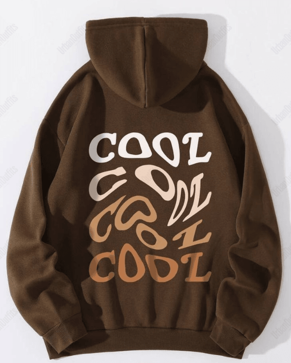 UrbanOutfits Women Oversized Hoodie Brown / Cotton-Fleece / S COOL - Women Oversized Hoodie