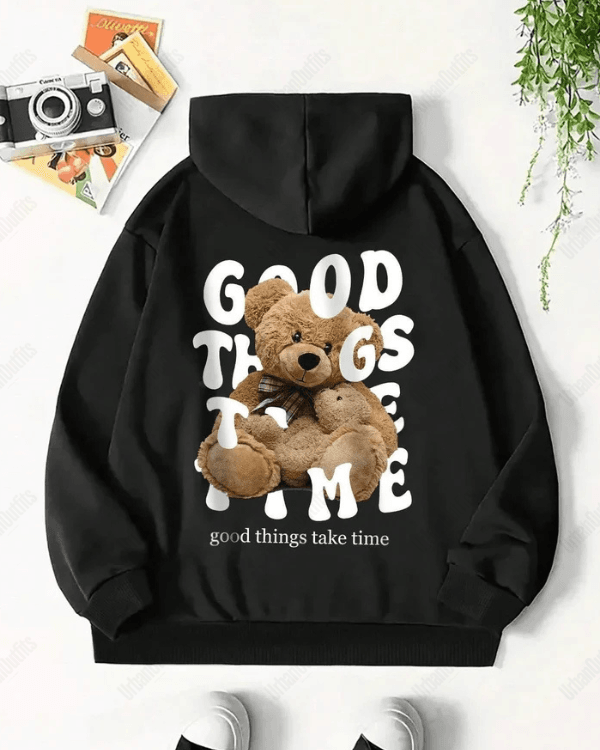 UrbanOutfits Women Oversized Hoodie Good things take time - Women Oversized Hoodie