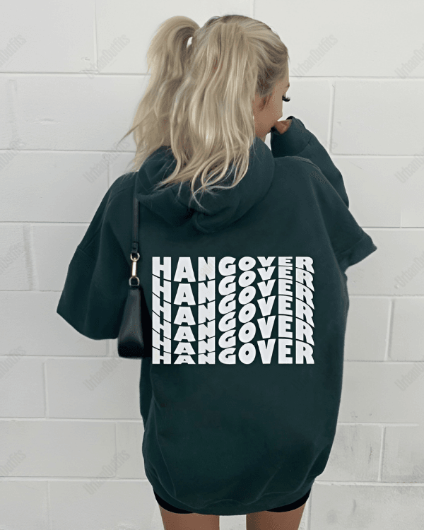 UrbanOutfits Women Oversized Hoodie Green / Cotton-Fleece / S HANGOVER - Women Oversized Hoodie