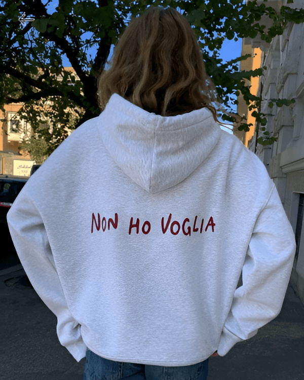 UrbanOutfits Women Oversized Hoodie light gray / Cotton-Fleece / S Non Ho - Women Oversized Hoodie