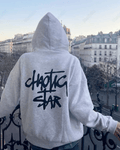 UrbanOutfits Women Oversized Hoodie light gray / Cotton-Fleece / S Star - Women Oversized Hoodie