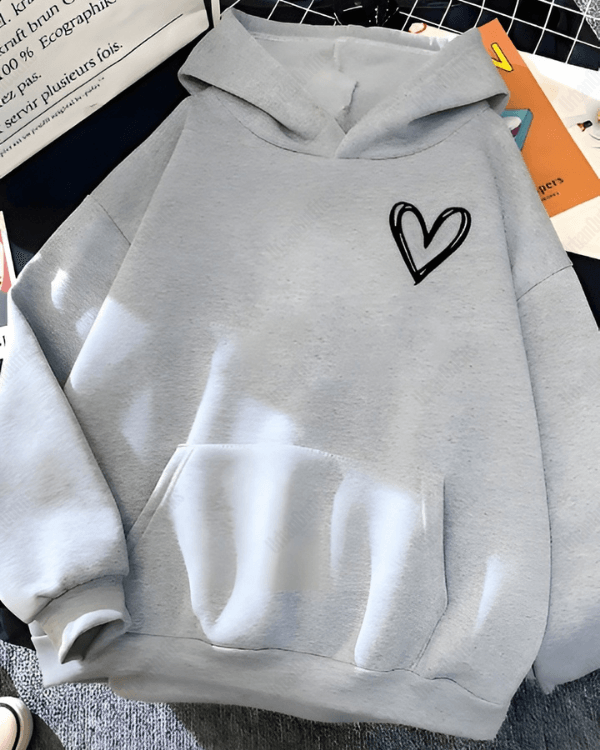 UrbanOutfits Women Oversized Hoodie light gray / Cotton-Fleece / S 🖤 - Women Oversized Hoodie