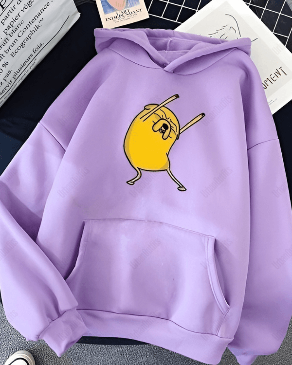 UrbanOutfits Women Oversized Hoodie Light purple / Cotton-Fleece / S Omen(T) - Women Oversized Hoodie
