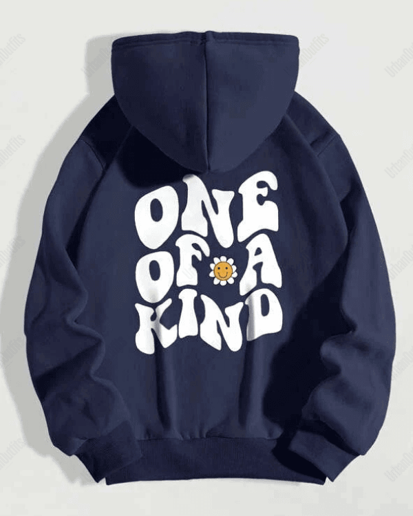 UrbanOutfits Women Oversized Hoodie navy / Cotton-Fleece / S ONE OF A KIND - Women Oversized Hoodie