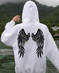 UrbanOutfits Women Oversized Hoodie White / Cotton-Fleece / S Angel - Women Oversized Hoodie