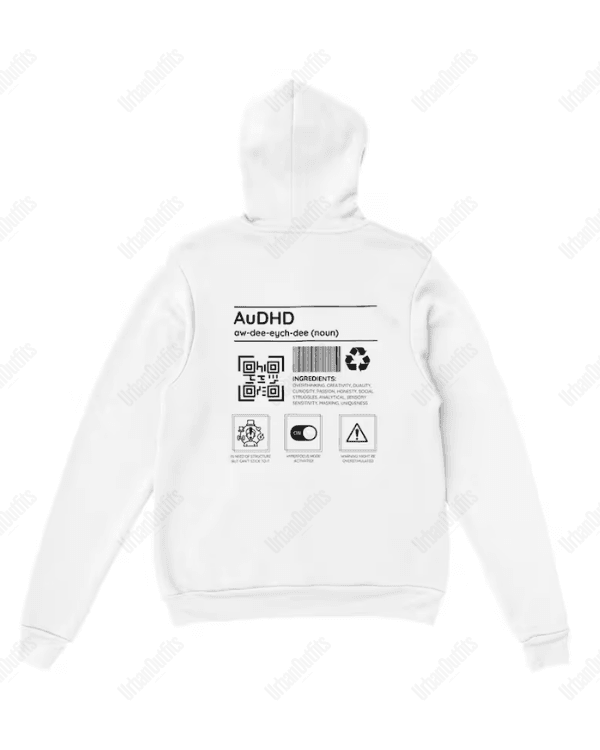 UrbanOutfits Women Oversized Hoodie White / Cotton-Fleece / S AuDH(D)- Women Oversized Hoodie
