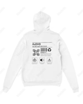 UrbanOutfits Women Oversized Hoodie White / Cotton-Fleece / S AuDH(D)- Women Oversized Hoodie