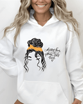 UrbanOutfits Women Oversized Hoodie White / Cotton-Fleece / S Bun - Women Oversized Hoodie