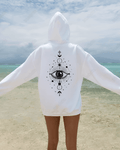 UrbanOutfits Women Oversized Hoodie White / Cotton-Fleece / S EYE - Women Oversized Hoodie