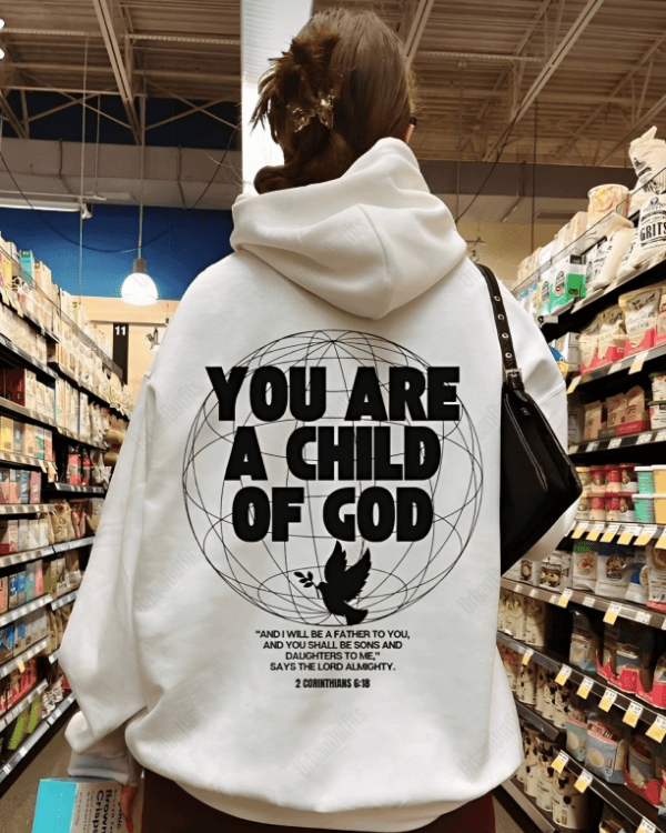 UrbanOutfits Women Oversized Hoodie White / Cotton-Fleece / S GOD - Women Oversized Hoodie