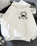 UrbanOutfits Women Oversized Hoodie White / Cotton-Fleece / S Gojo - Women Oversized Hoodie
