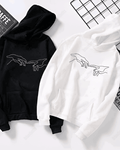 UrbanOutfits Women Oversized Hoodie White / Cotton-Fleece / S Hands - Women Oversized Hoodie