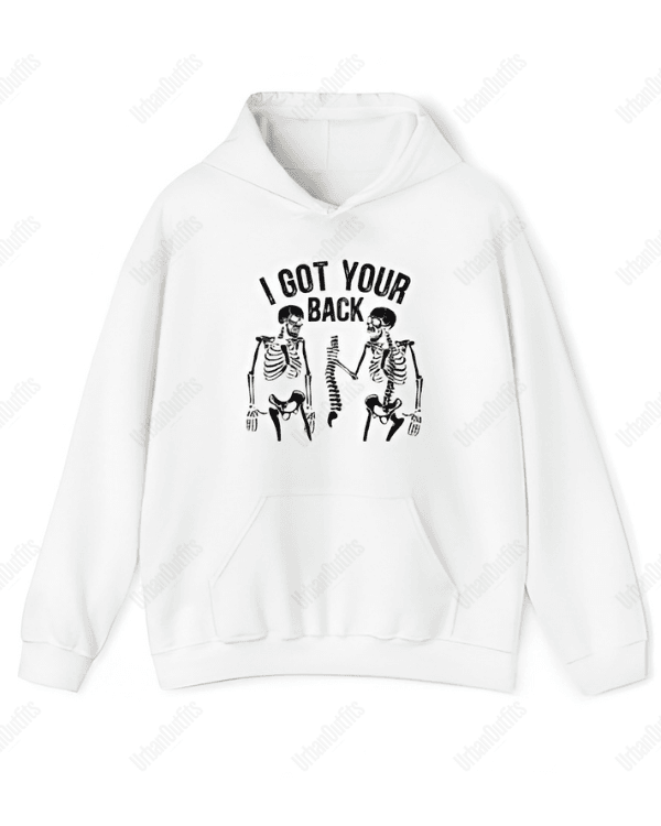 UrbanOutfits Women Oversized Hoodie White / Cotton-Fleece / S I GOT YOUR BACK - Women Oversized Hoodie