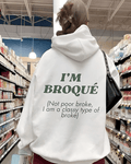 UrbanOutfits Women Oversized Hoodie White / Cotton-Fleece / S i'M brooké - Women Oversized Hoodie