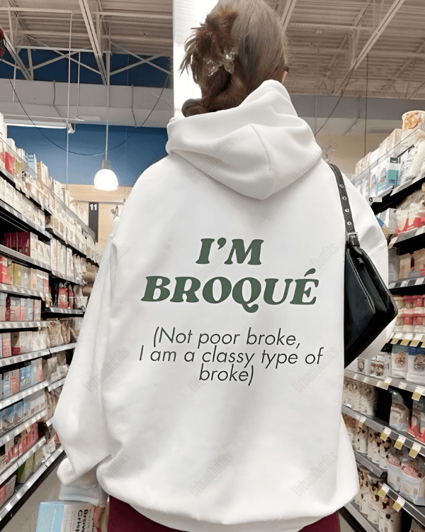 UrbanOutfits Women Oversized Hoodie White / Cotton-Fleece / S i'M brooké - Women Oversized Hoodie