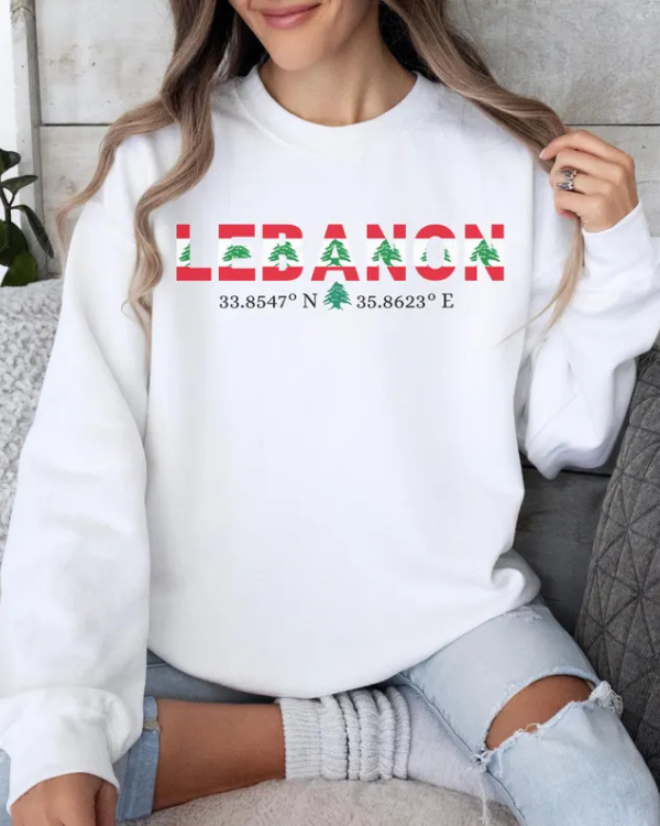 UrbanOutfits Women Oversized Hoodie White / Cotton-Fleece / S LEBANON - Women Oversized Sweatshirt