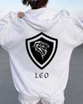 UrbanOutfits Women Oversized Hoodie White / Cotton-Fleece / S LEO - Women Oversized Hoodie