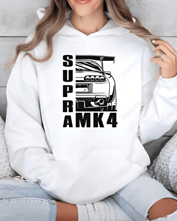 UrbanOutfits Women Oversized Hoodie White / Cotton-Fleece / S MK4 - Women Oversized Hoodie