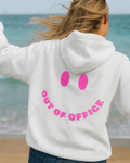 UrbanOutfits Women Oversized Hoodie White / Cotton-Fleece / S Out Of Office - Women Oversized Hoodie