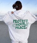 UrbanOutfits Women Oversized Hoodie White / Cotton-Fleece / S Women Oversized Hoodie