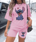 UrbanOutfits Women Oversized T-shirt Baby pink / S STITCH-  Women Oversized T-shirt