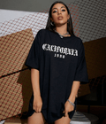 UrbanOutfits Women Oversized T-shirt Black / Cotton / S California Oversized T-Shirt