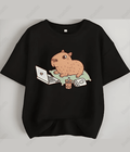 UrbanOutfits Women Oversized T-shirt Black / S Cartoon Women Oversized T-shirt