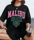 UrbanOutfits Women Oversized T-shirt Black / S ' MALIBU ' Women Oversized T-shirt