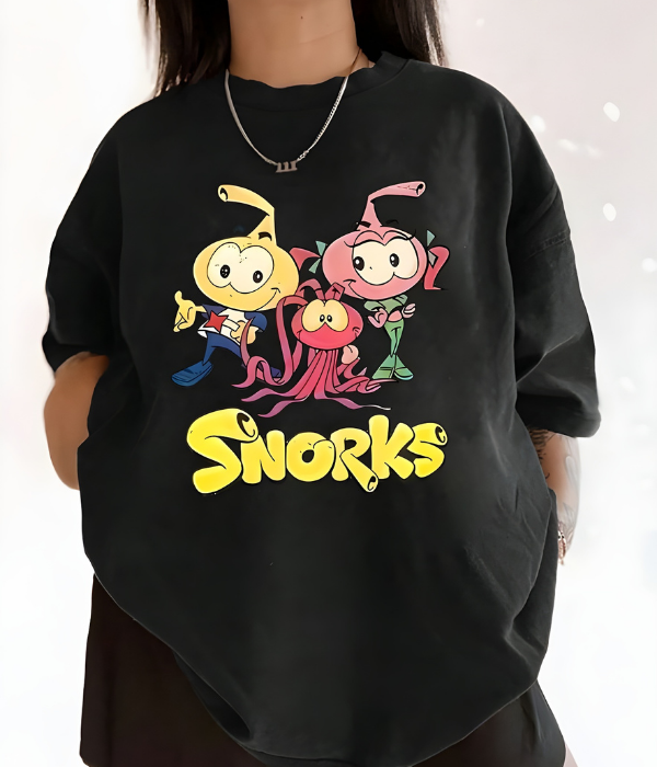 UrbanOutfits Women Oversized T-shirt Black / S Snorks - Women Oversized T-shirt