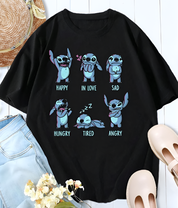 UrbanOutfits Women Oversized T-shirt Black / S Stitch Women Oversized T-shirt