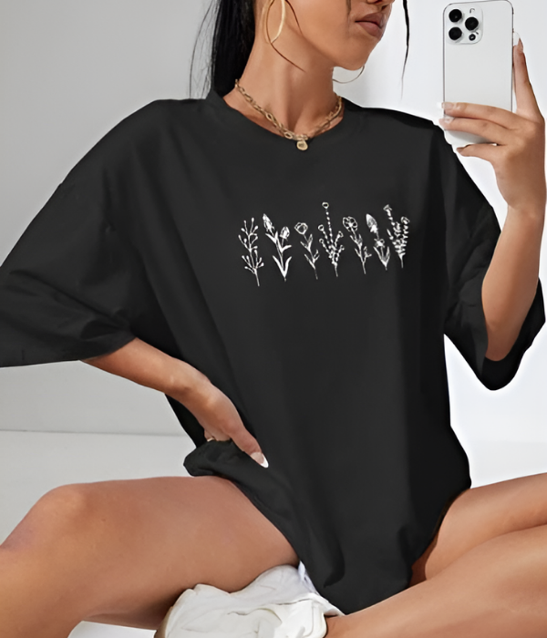 UrbanOutfits Women Oversized T-shirt Black / S Women Oversized T-shirt