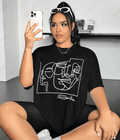 UrbanOutfits Women Oversized T-shirt Black / S Women Oversized T-Shirt