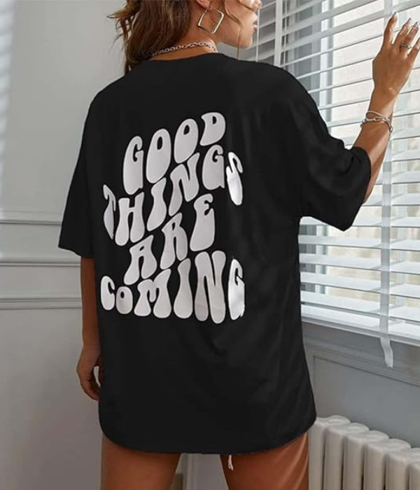 UrbanOutfits Women Oversized T-shirt Black / S Women Oversized T-shirt