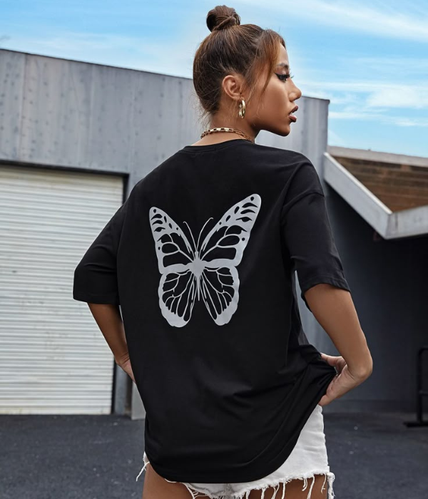 UrbanOutfits Women Oversized T-shirt Black / S Women Oversized T-shirt