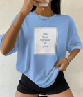 UrbanOutfits Women Oversized T-shirt Blue / S Women Oversized T-shirt