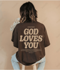 UrbanOutfits Women Oversized T-shirt Brown / S Women Oversized T-shirt