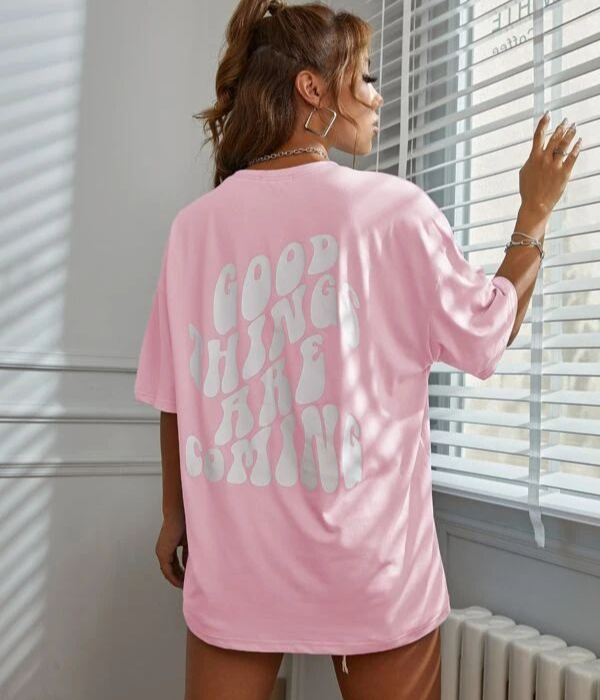 UrbanOutfits Women Oversized T-shirt Pink / S Women Oversized T-shirt