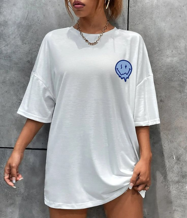 UrbanOutfits Women Oversized T-shirt White / Cotton / S Enjoy the little things Oversized T-Shirt