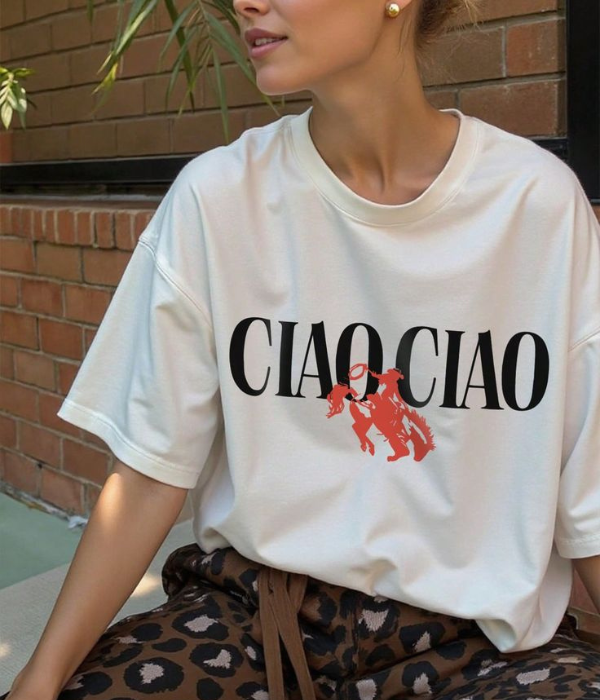 UrbanOutfits Women Oversized T-shirt White / S CIAO CIAO Women Oversized T-shirt