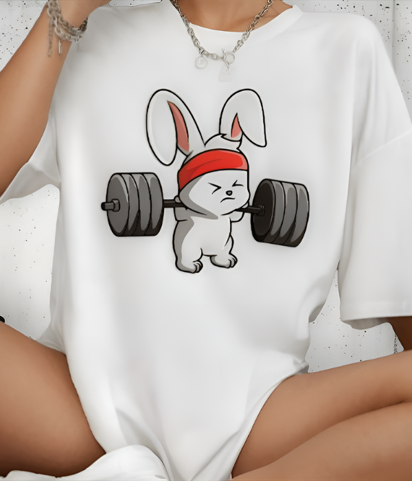 UrbanOutfits Women Oversized T-shirt White / S Lifting Women Oversized T-shirt