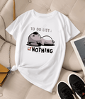 UrbanOutfits Women Oversized T-shirt White / S ' Nothing ' Women Oversized T-shirt