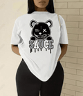 UrbanOutfits Women Oversized T-shirt White / S ' SAUCE ' Women Oversized T-shirt