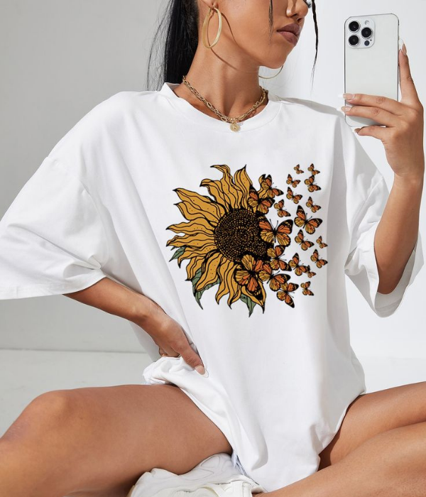 UrbanOutfits Women Oversized T-shirt White / S Women Oversized T-shirt