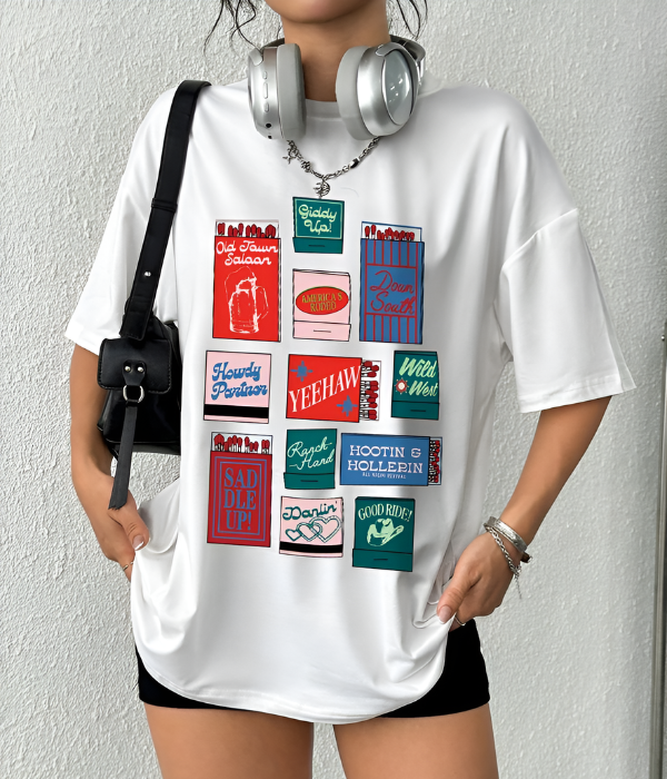 UrbanOutfits Women Oversized T-shirt White / S Women Oversized T-shirt