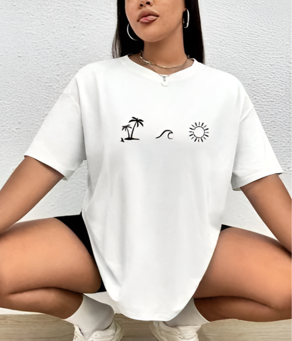 UrbanOutfits Women Oversized T-shirt White / S Women Oversized T-shirt