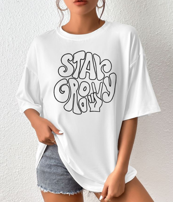 UrbanOutfits Women Oversized T-shirt White / S Women Oversized T-shirt
