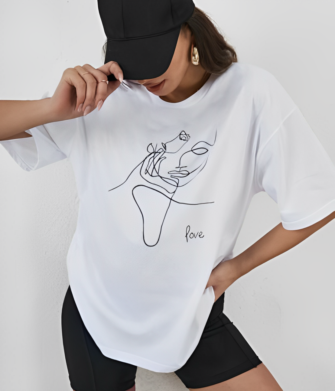 UrbanOutfits Women Oversized T-shirt White / S Women Oversized T-shirt