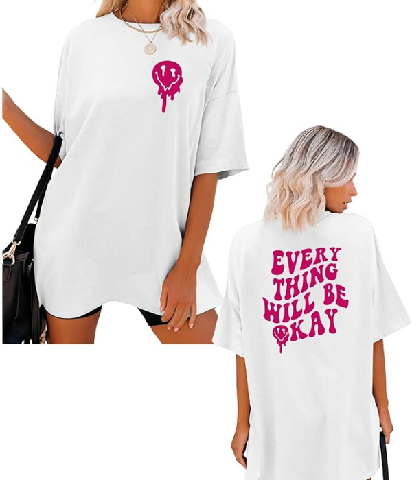 UrbanOutfits Women Oversized T-shirt White / S Women Oversized T-shirt